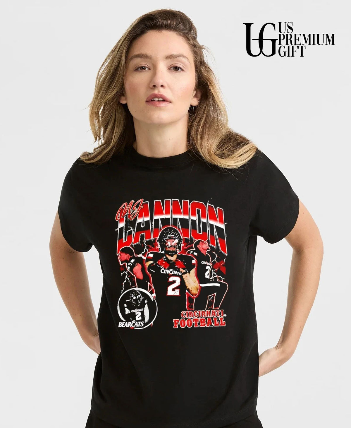 MJ Cannon Illustration Cincinnati Bearcats Football 2026 graphic shirt