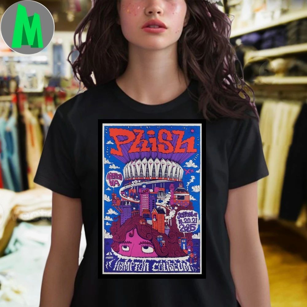 09.19.2025 Phish Hampton, VA Event Poster Shirt