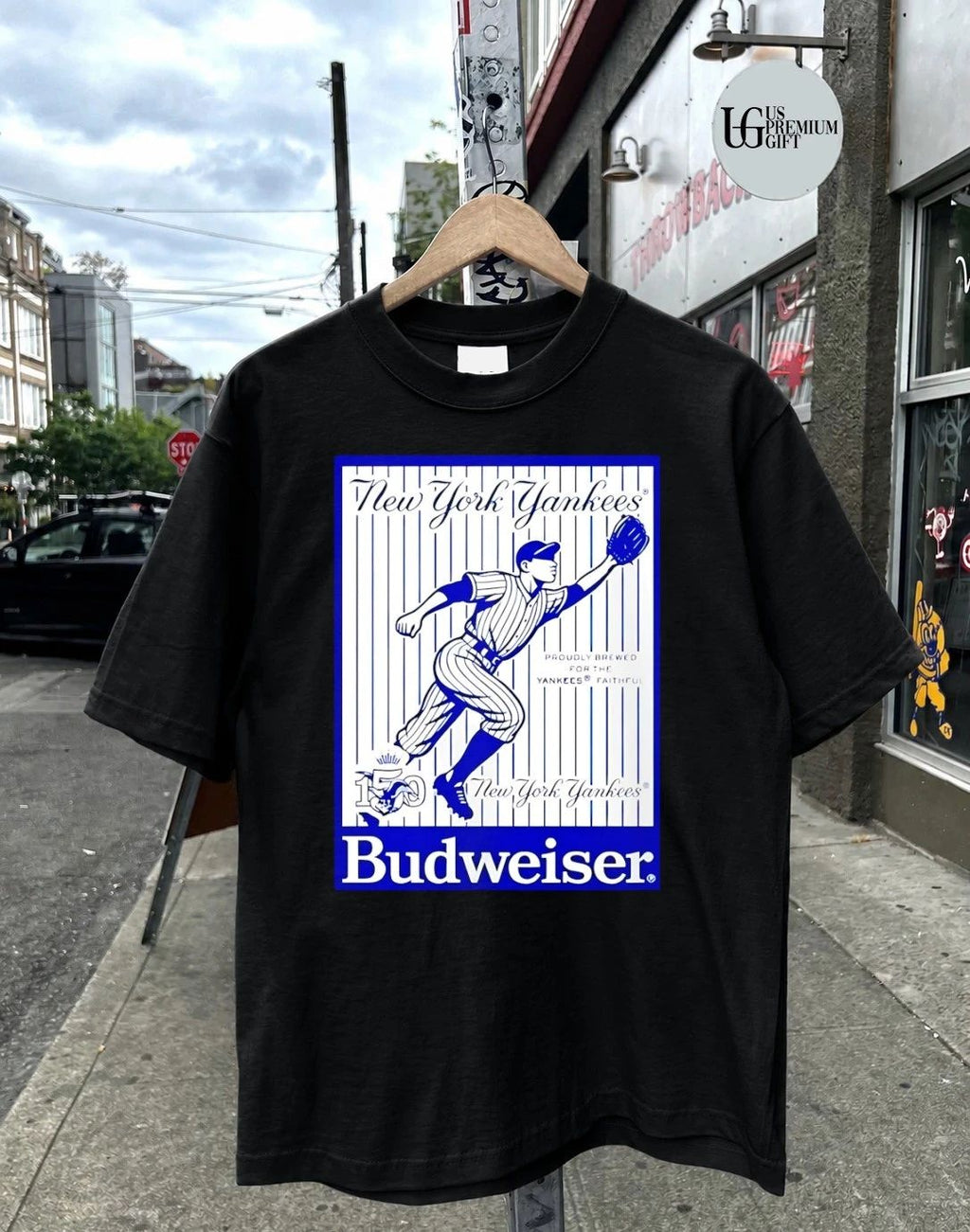 New York Yankees 150th Anniversary Budweiser Proudly Brewed for the Yankees shirt