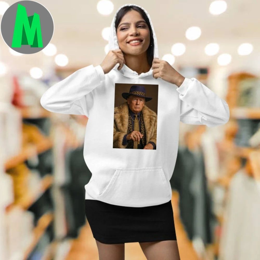 Donald Trump Pimp Portrait Oversized Shirt