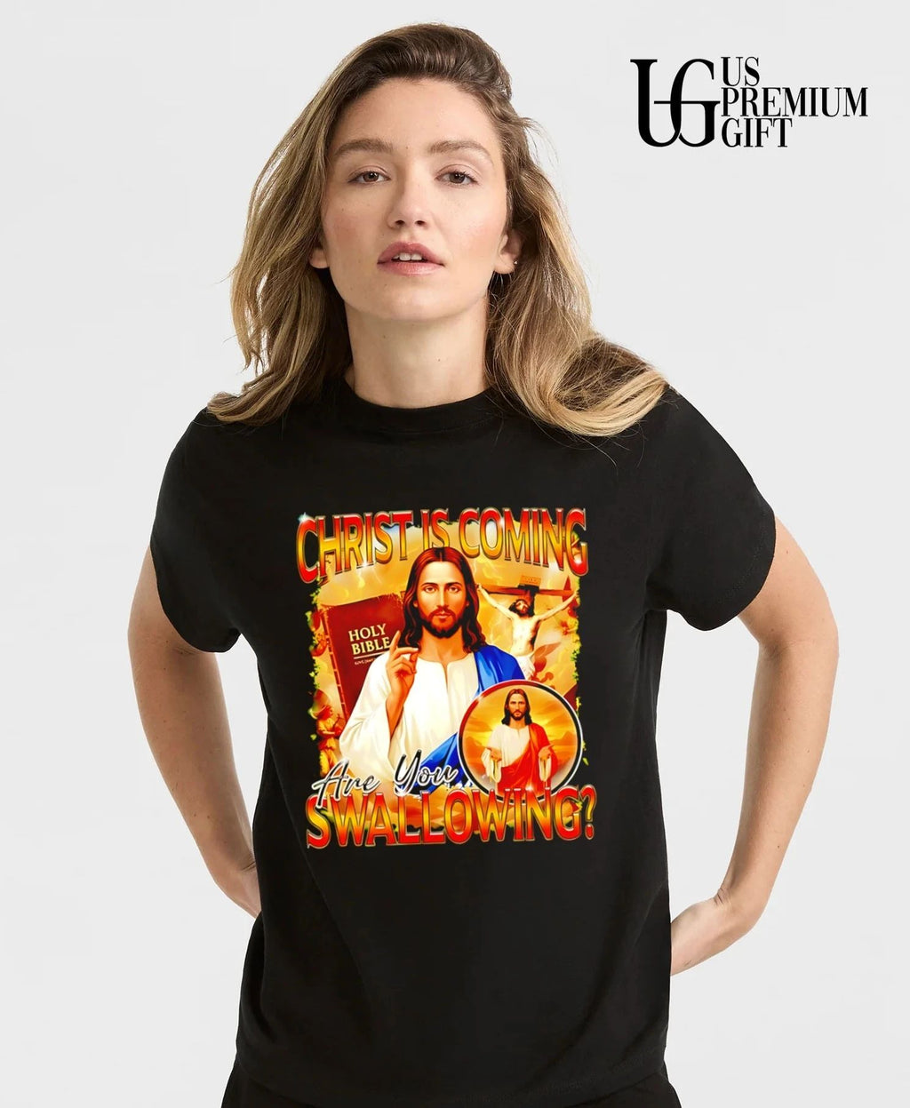 Christ is coming are you Swallowing shirt