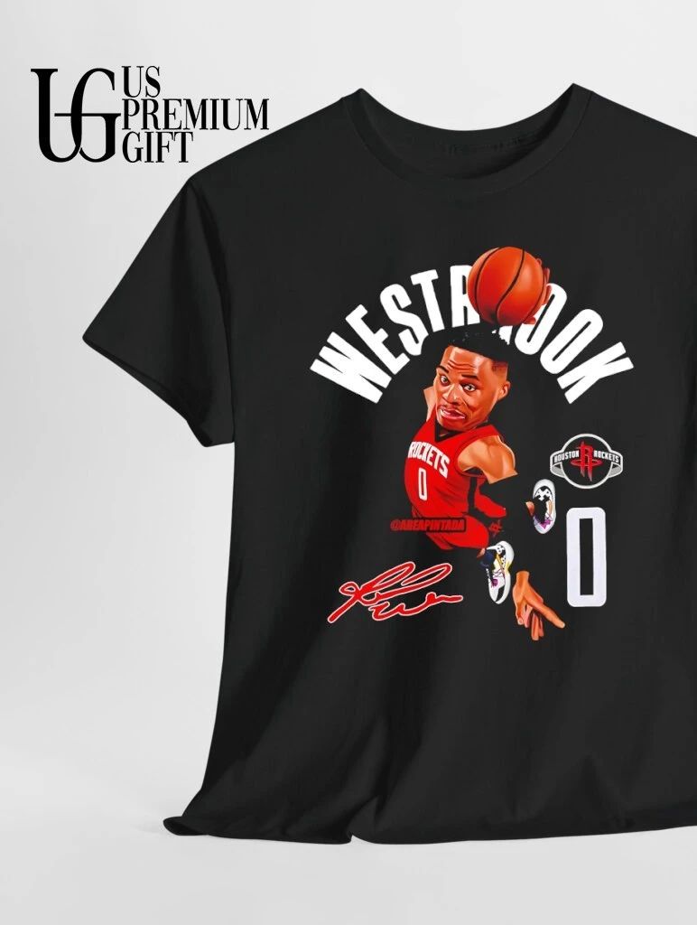 Russell Westbrook Houston Rockets NBA Westbrook signature shirt