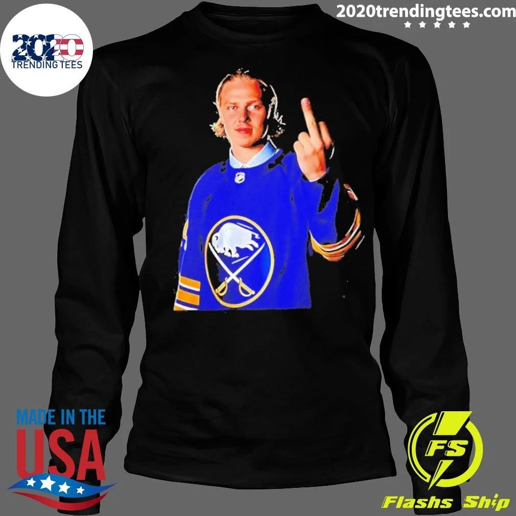 Konsta Helenius Buffalo Sabres Nhl Hockey Middle Finger Shirt