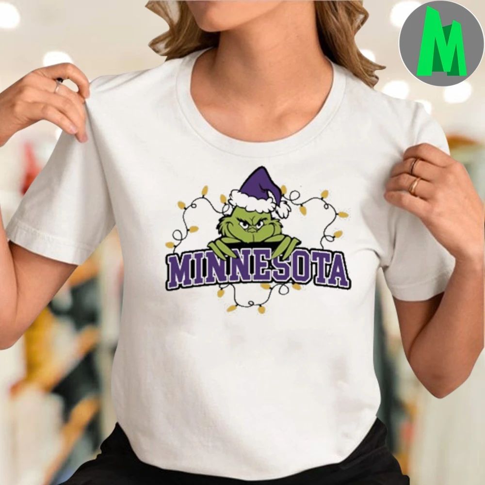 Minnesota Vikings Grinch Christmas M9579 Shirt