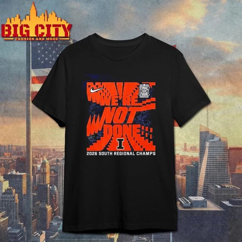 Illinois Fighting Illini 2026 Tournament Final Four Locker Room College Shirt