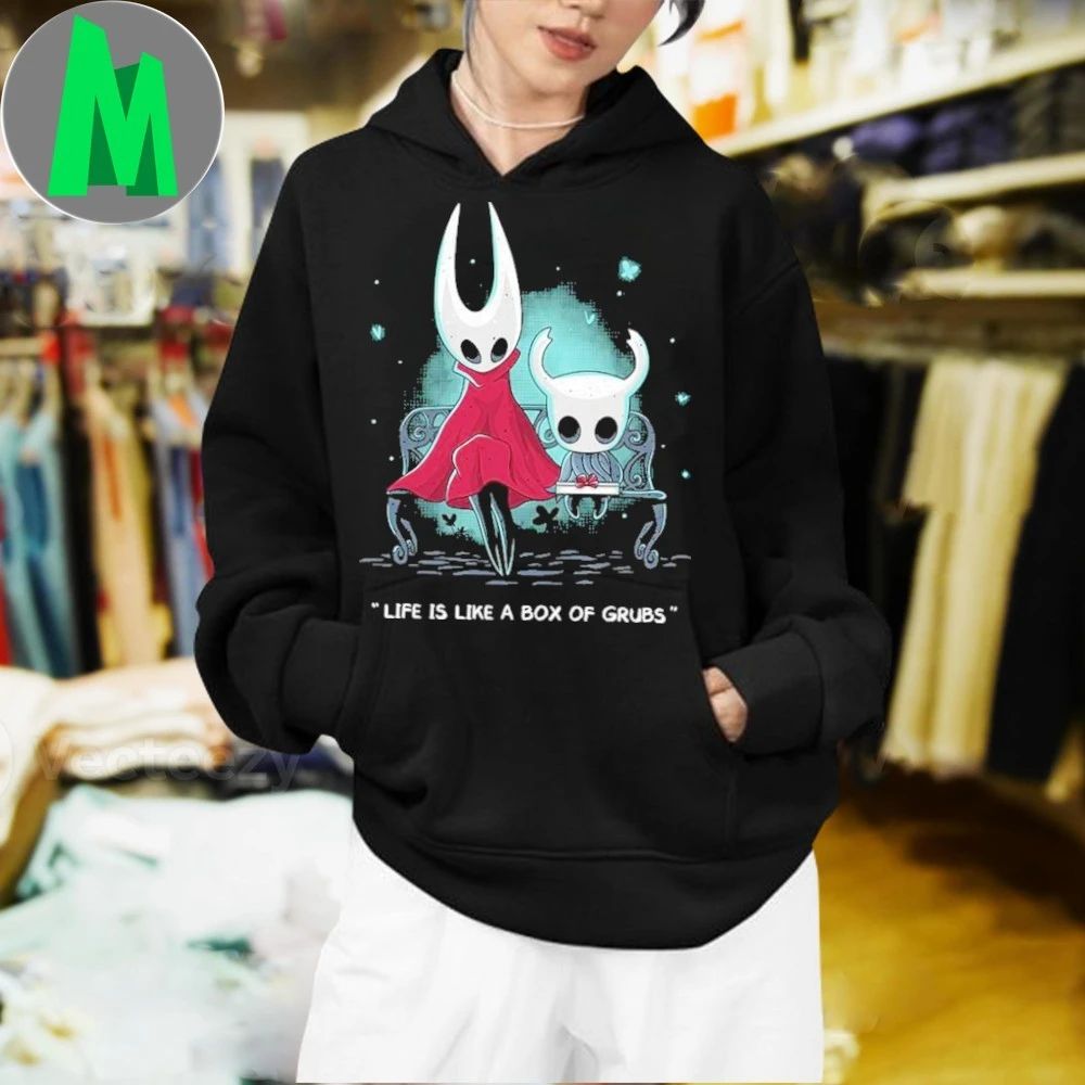 Hollow Knight Game Forest Knight Life Is Like A Box Of Grubs Shirt