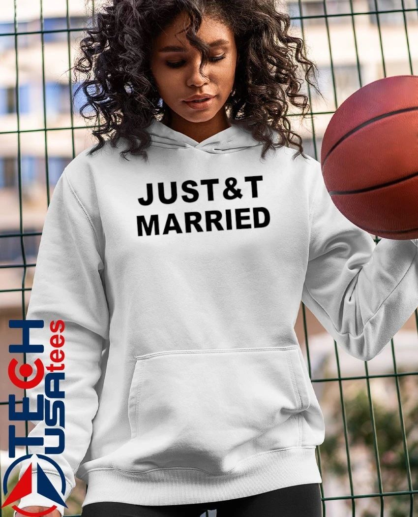 Taylor and Travis Kelce Wedding Just and T Married shirt