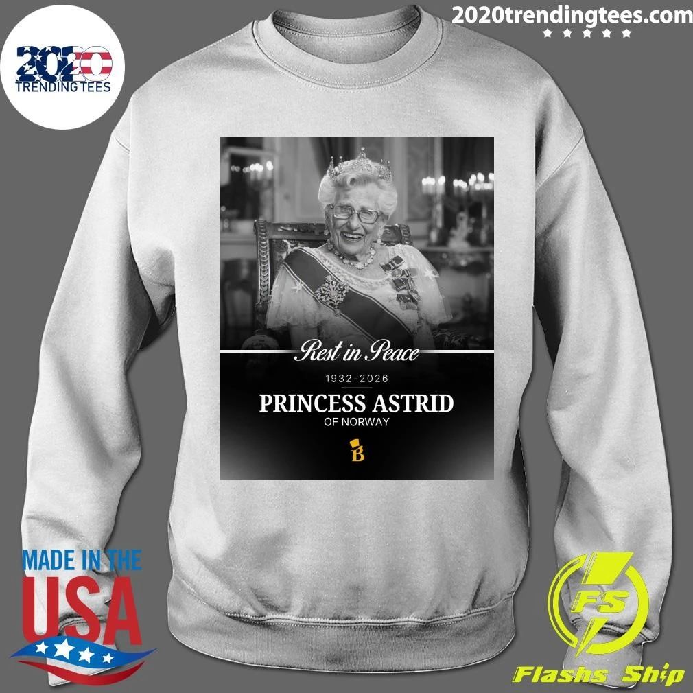 Rest In Peace 1932-2026 Princess Astrid Of Norway Shirt