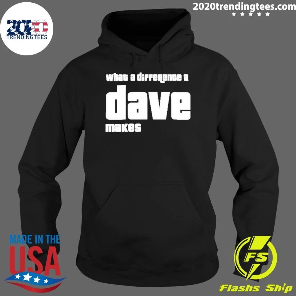 What A Difference A Dave Makes Name Shirt