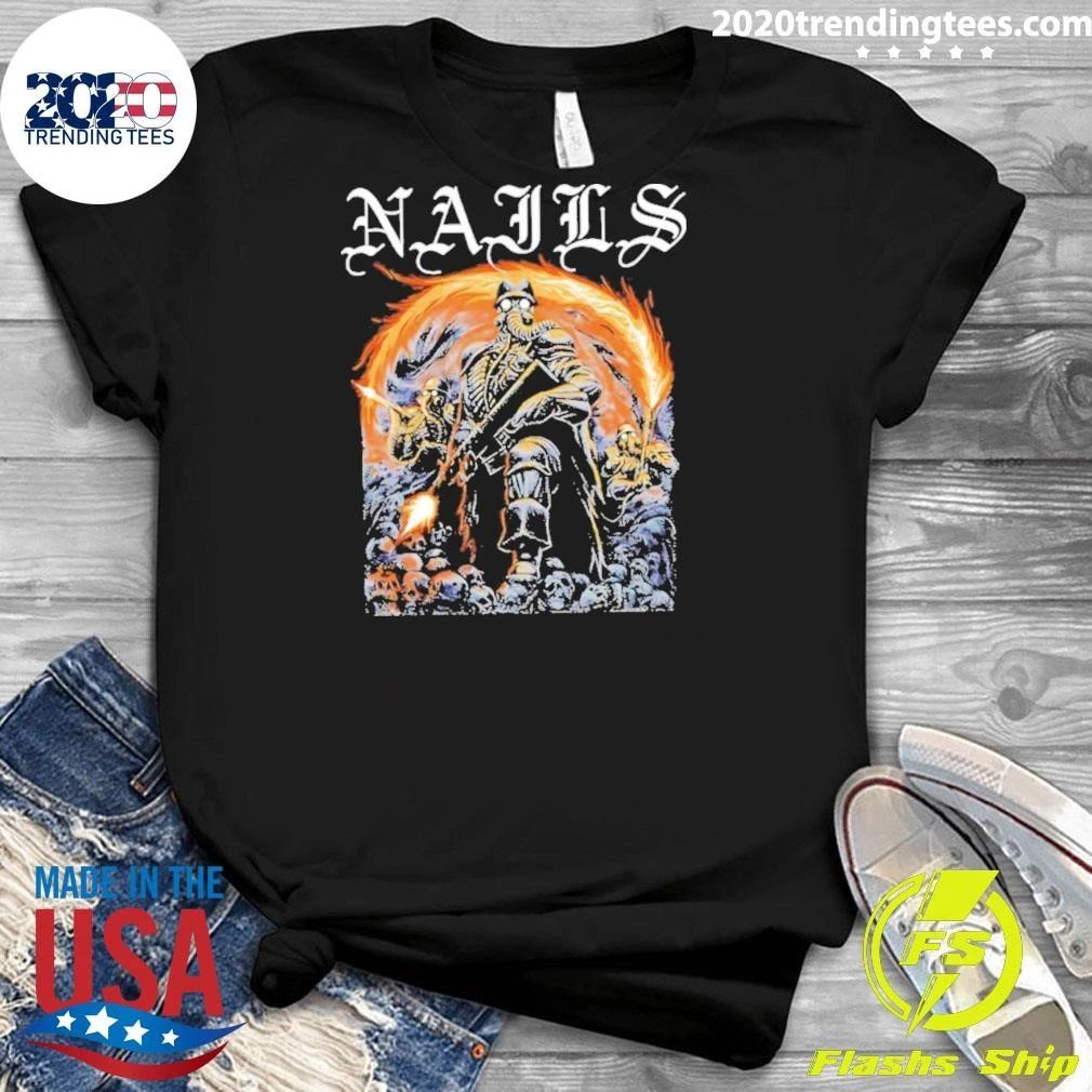 Nails Flamethrower Graphic Shirt