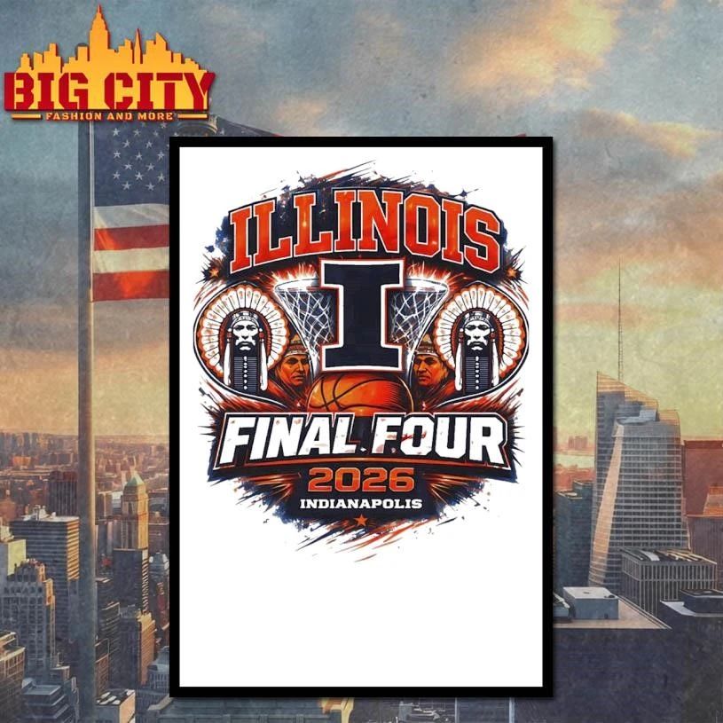 Illinois Final Four 2026 College Shirt