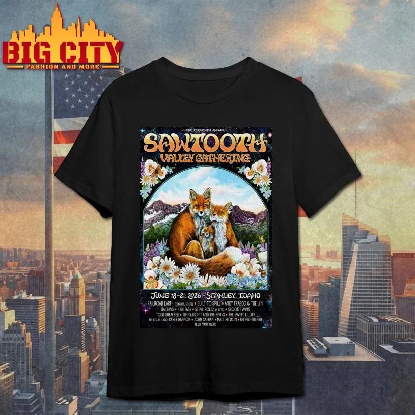 The Sawtooth Valley Gathering In Stanley ID On Jun 18-21 2026 Tour Poster Shirt
