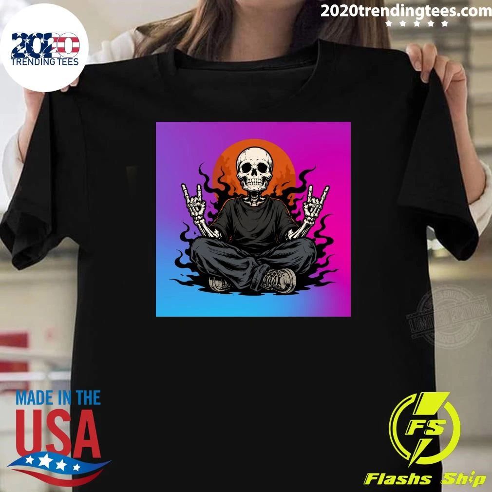 Rock Hand Skeleton Shirt
