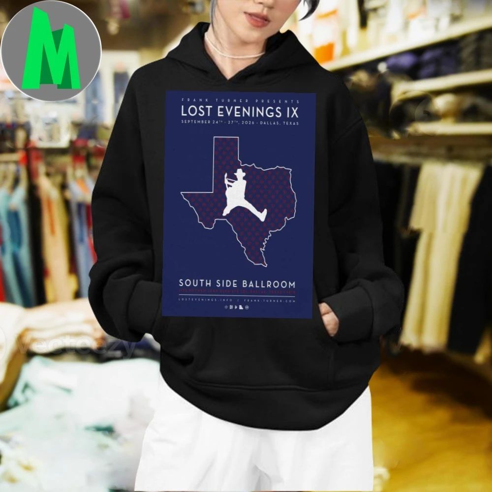 Lost Evenings IX Dallas, TX Sept 24-27 2026 Tour Poster Shirt