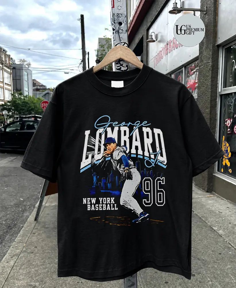 George Lombard Jr New York Yankees Baseball 96 Distressed shirt