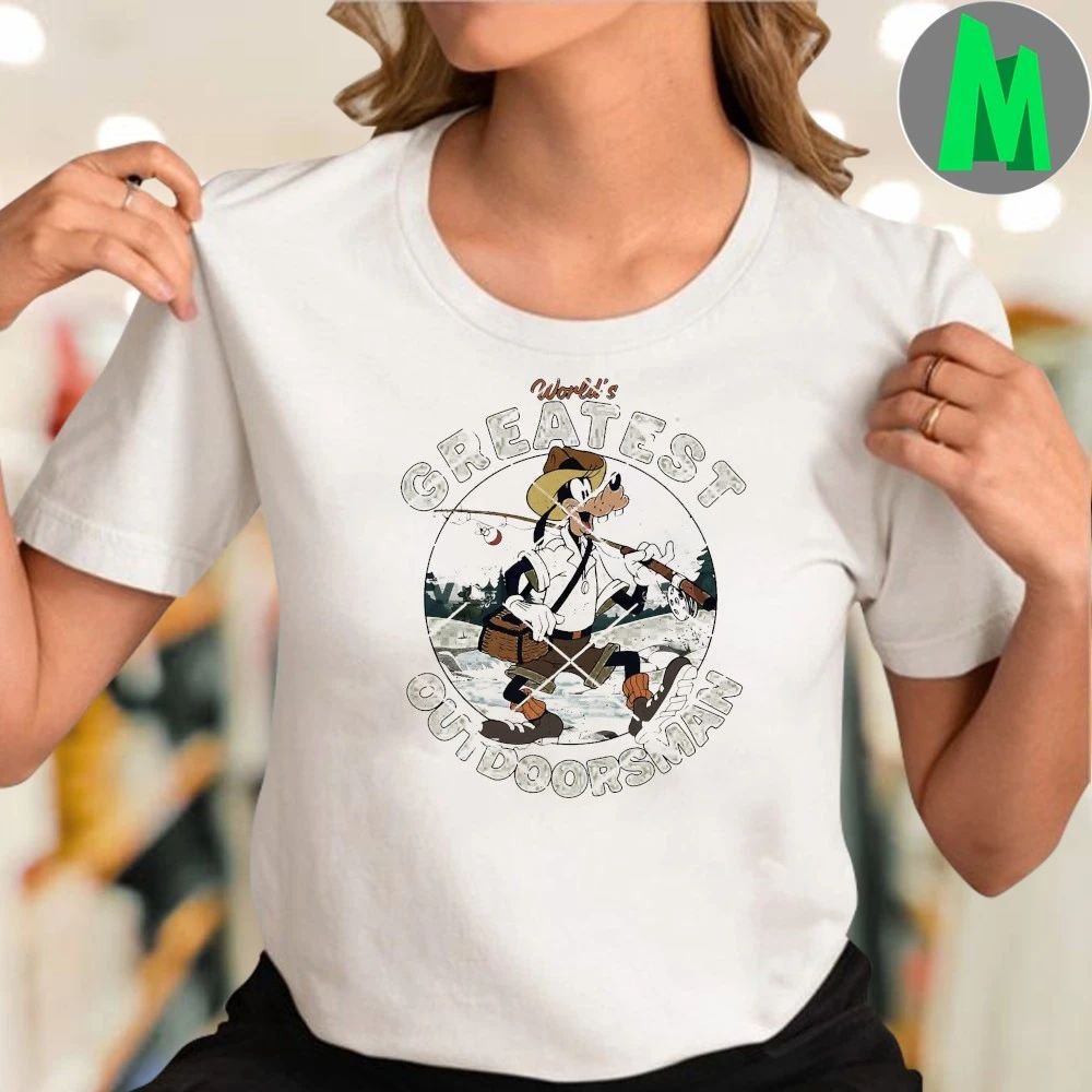 World’s Greatest Outdoorsman Goofy Fishing T-Shirt