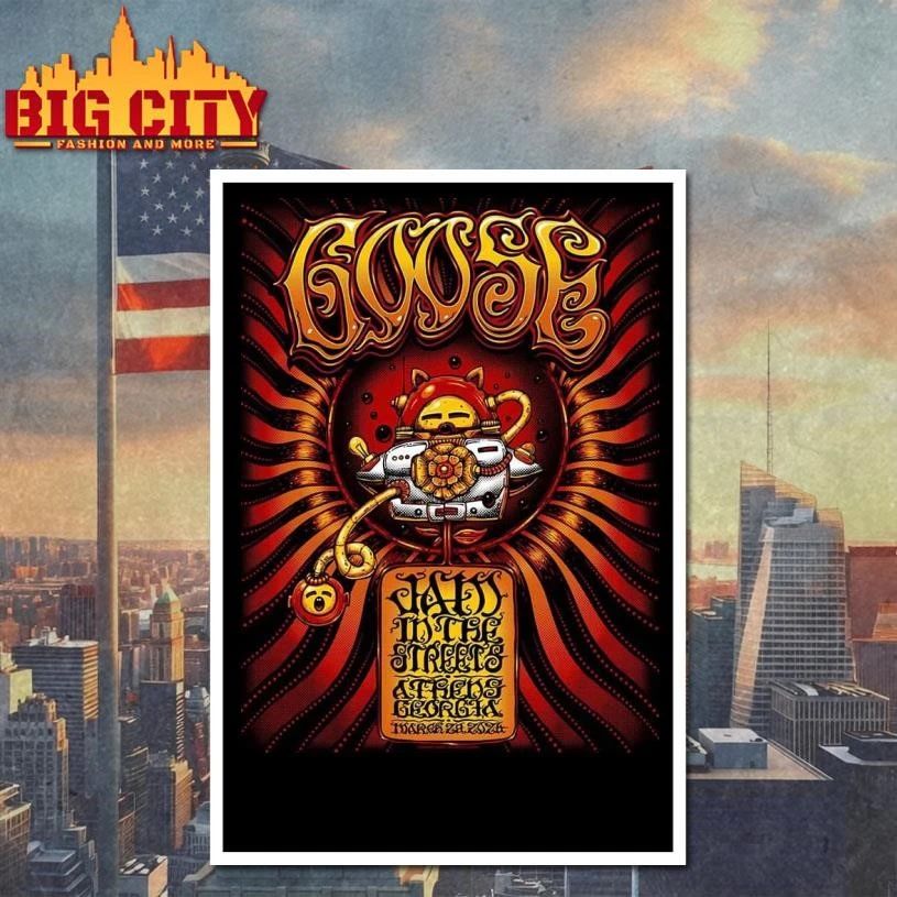 Goose Jam In The Streets Festival 2026 Gig Poster Shirt