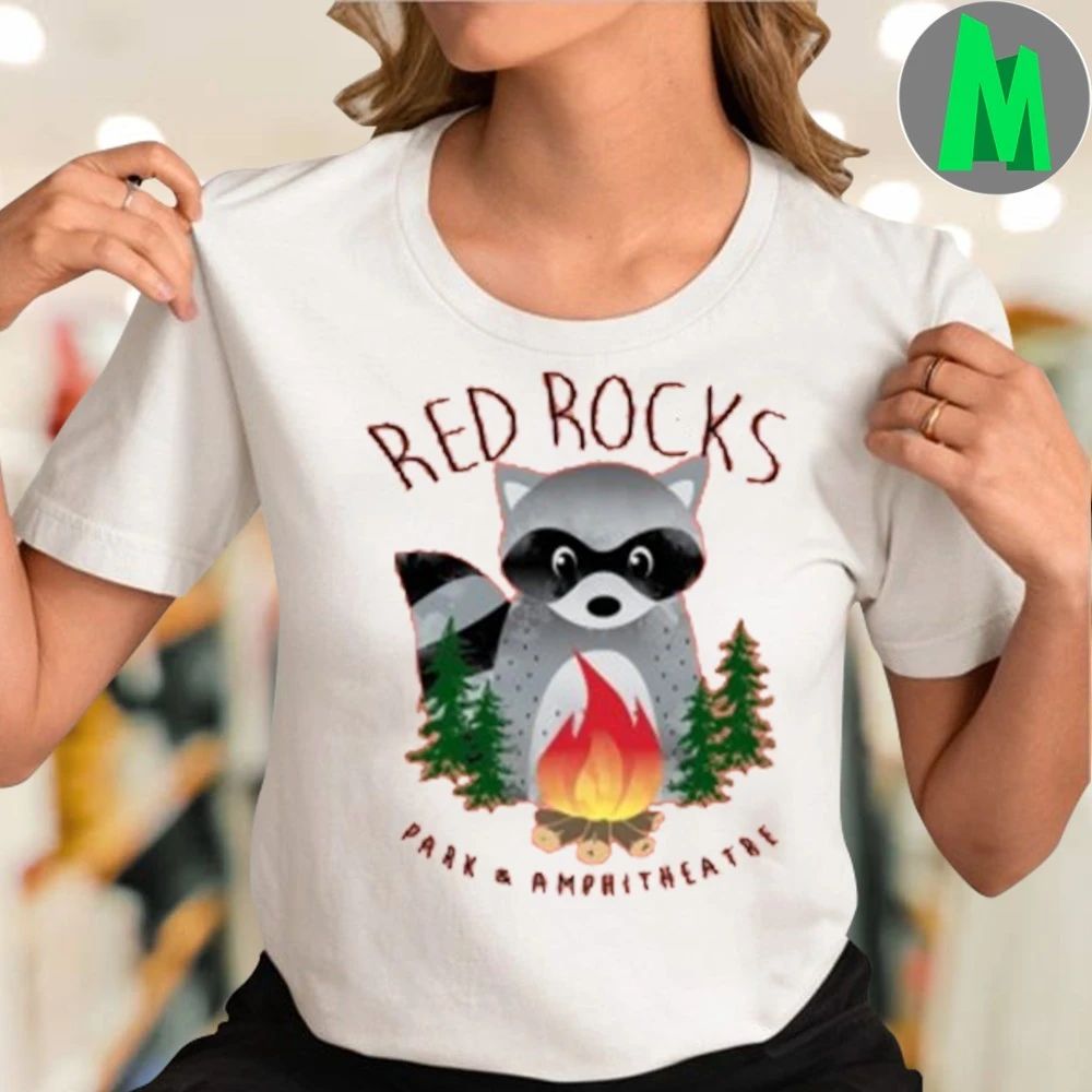 Red Rocks Park And Amphitheatre Toddler Raccoon Shirt