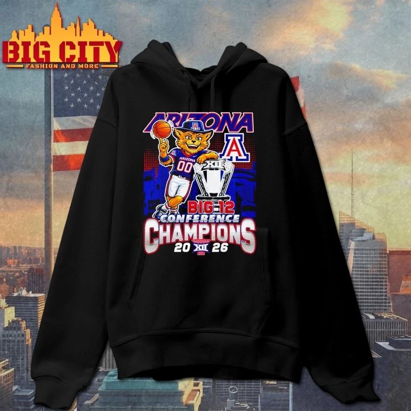 Arizona Wildcats Macos big 12 conference champions 2026 T-shirt