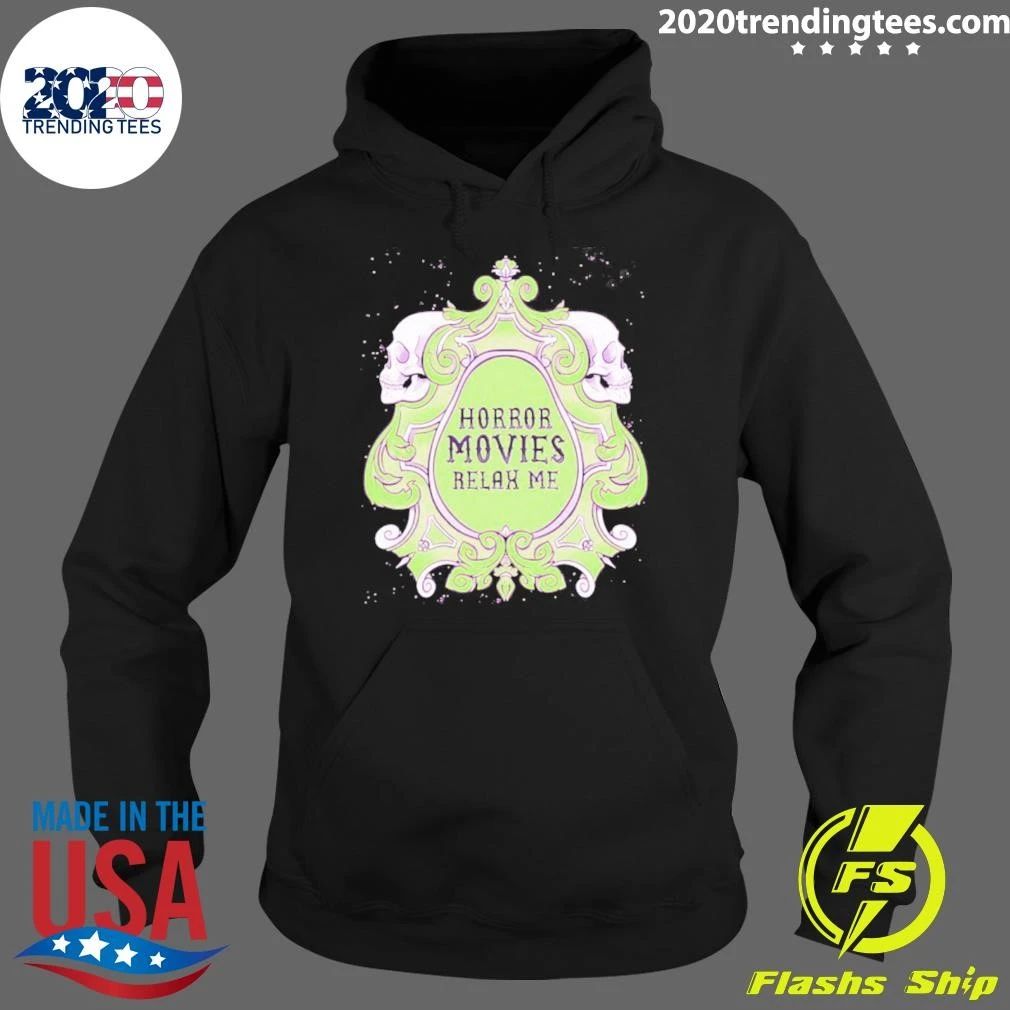 Horror Movies Relax Me Spooky Aesthetic Shirt