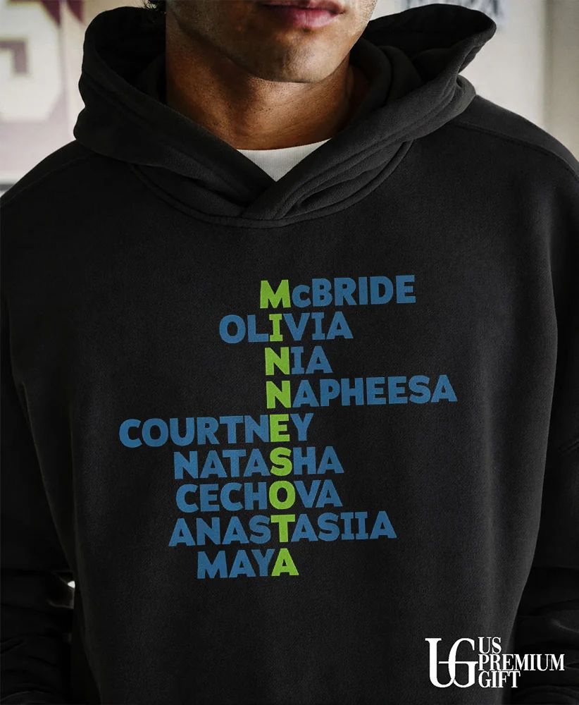 Kayla McBride Napheesa Collier WNBA Minnesota Lynx Players List Name shirt