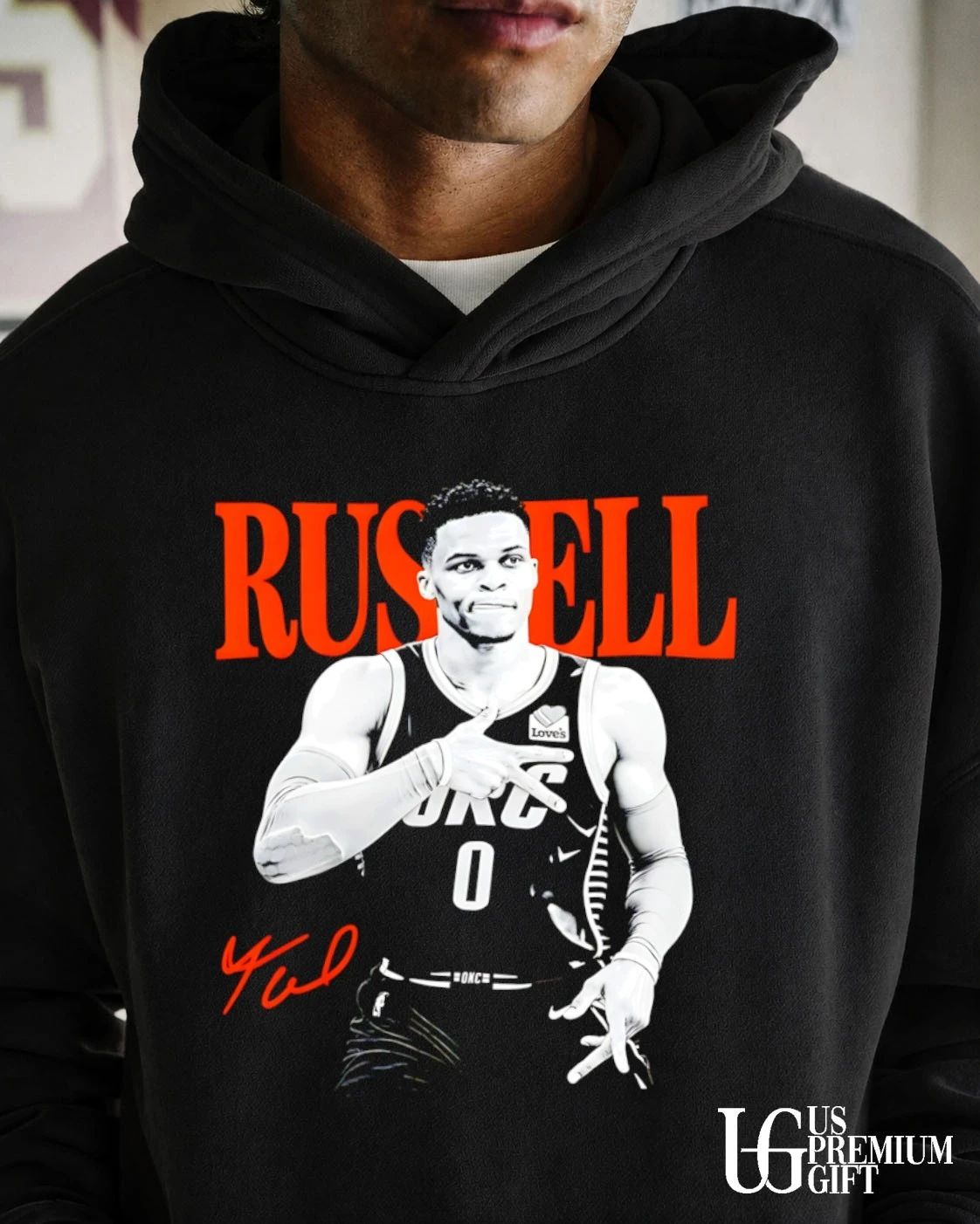 Russell Westbrook Oklahoma City Thunder basketball signature shirt