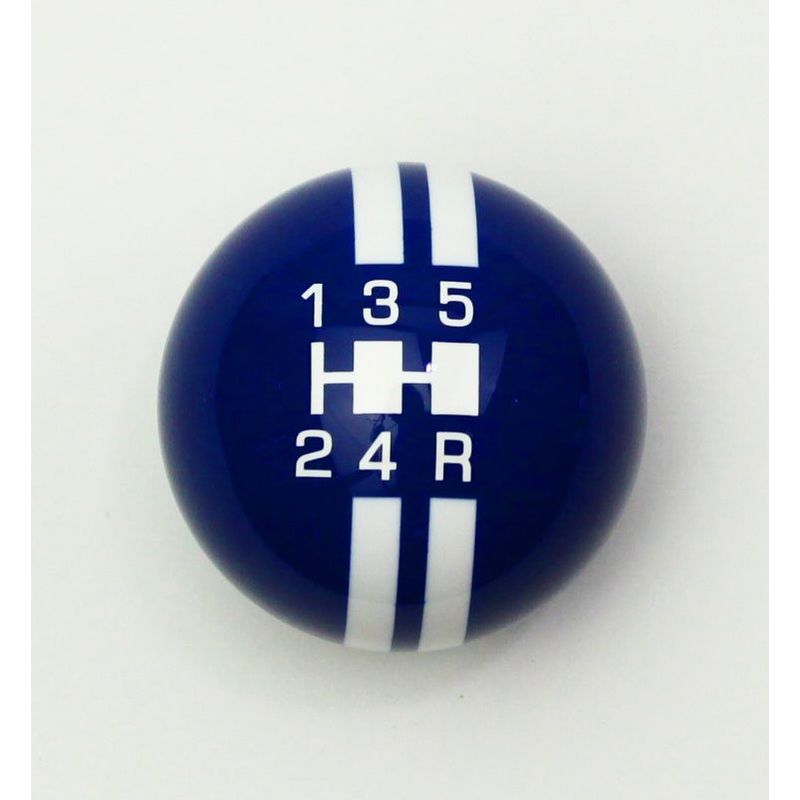 5 Speed Shift Knob with Speed Stripes with 1/2 ” x 20 Threads.
