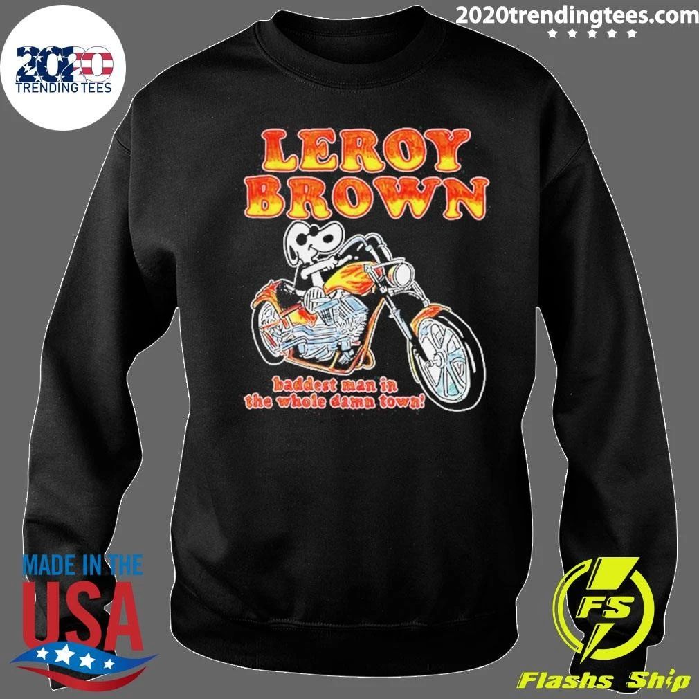 Motorbike Leroy Brown Baddest Man In The Whole Damn Town Shirt