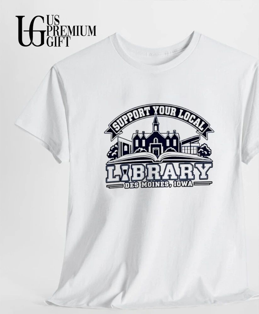 The library cafe support your local Library shirt