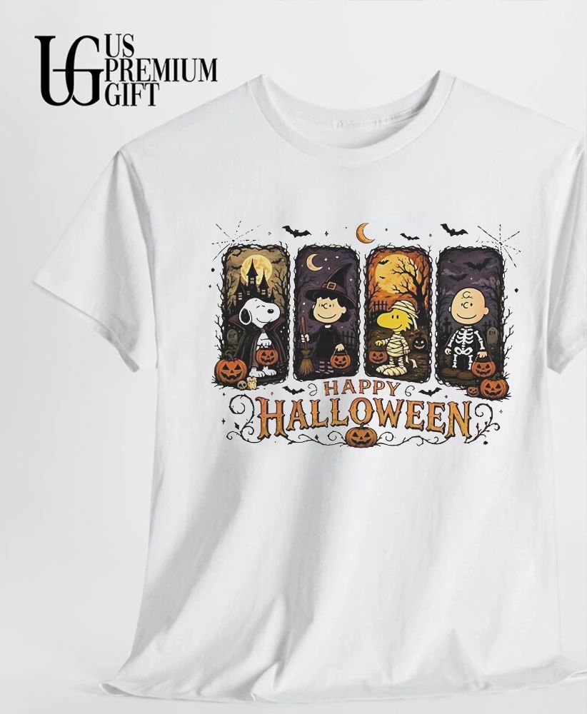 Spooky Happy Halloween Friends Pumpkin Trick Or Treat shirt