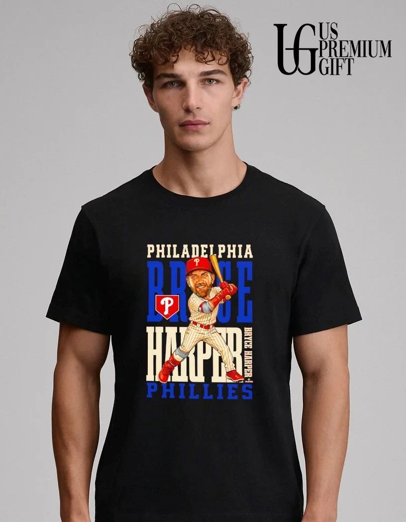 Bryce Harper Philadelphia Phillies baseball 2026 caricature shirt