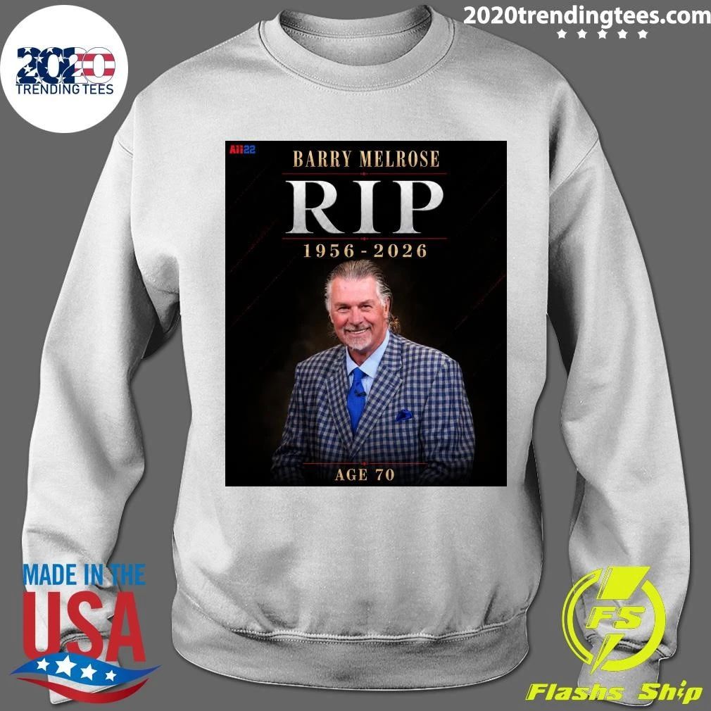 Barry Melrose Rip 1956-2026 Age 70 Shirt