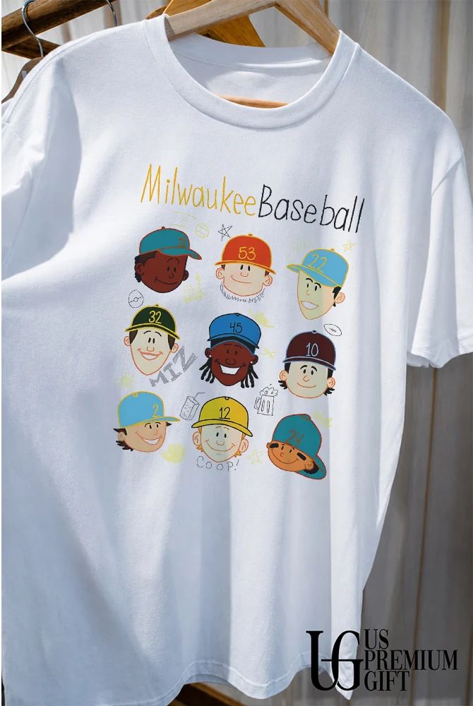 Milwaukee player baseball kids funny shirt