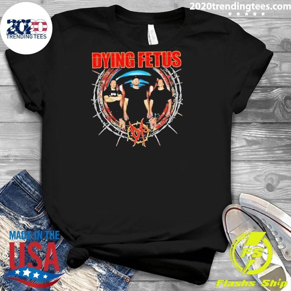 Dying Fetus Spike Circle Graphic Shirt
