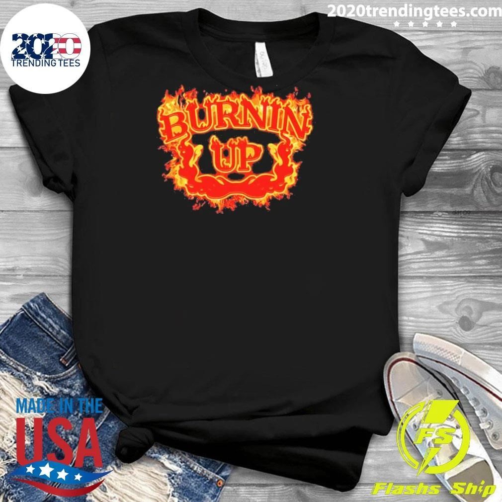 Burnin Up Vintage Flames Shirt