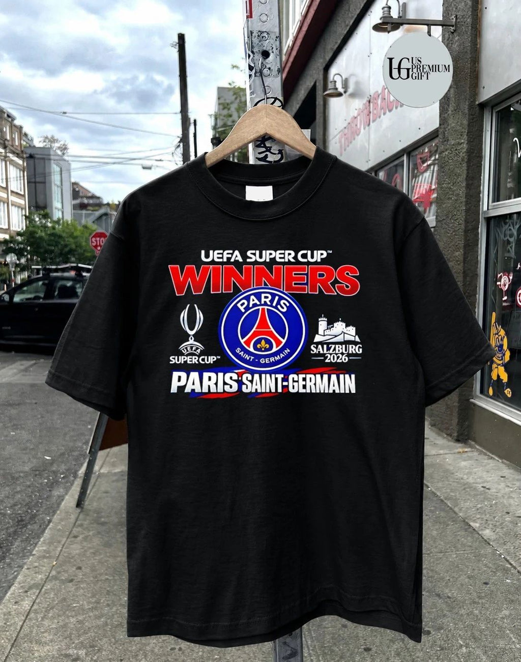 UEFA Super Cup Winners Paris Saint-Germain Salzburg 2026 shirt