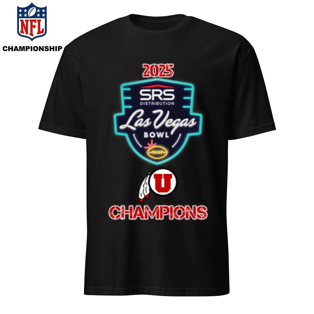 Utah Utes 2025 Las Vegas Bowl Champions Logo Shirt