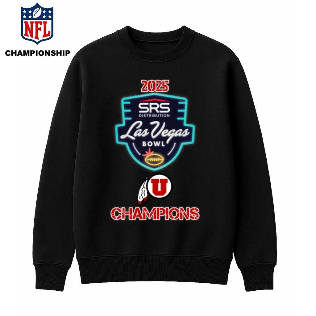 Utah Utes 2025 Las Vegas Bowl Champions Logo Shirt