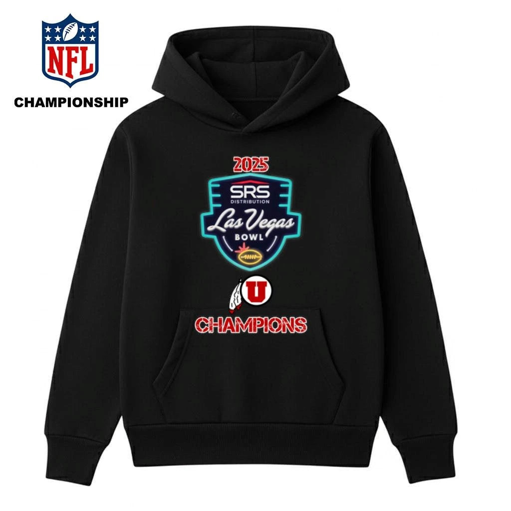Utah Utes 2025 Las Vegas Bowl Champions Logo Shirt