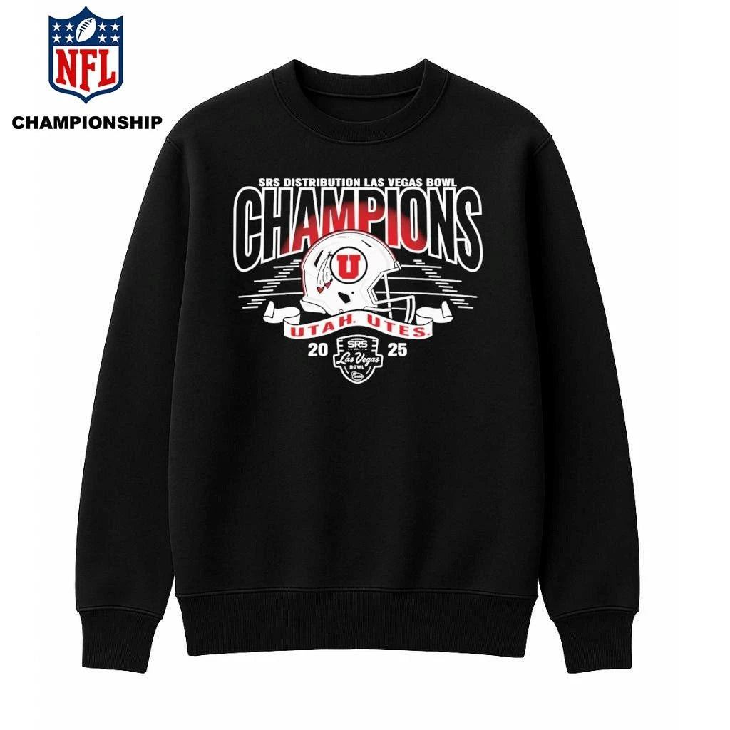 Utah Utes Srs Distribution Las Vegas Buwl Champions 2025 Shirt