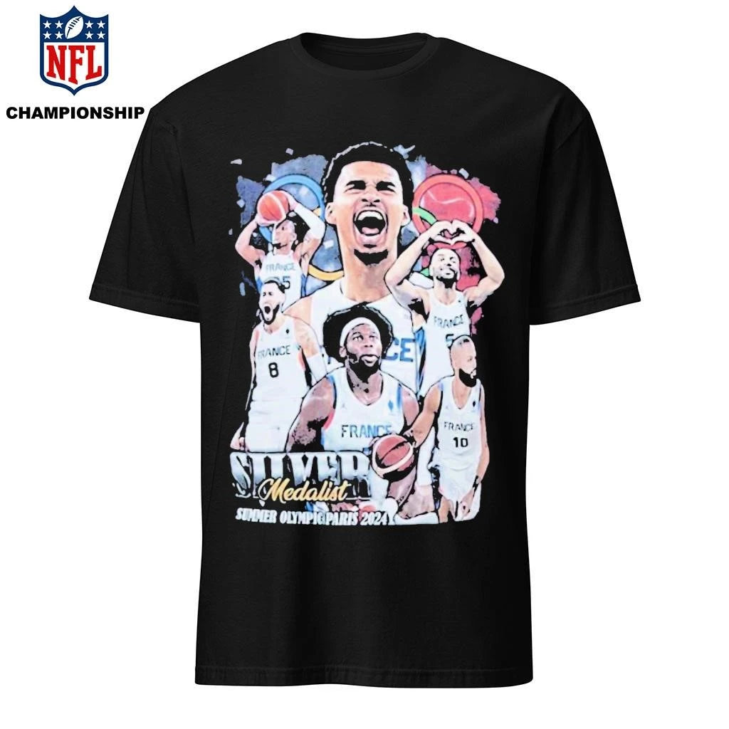 Victor Wembanyama Silver Medalist Super Olympics Paris 2024 Shirt