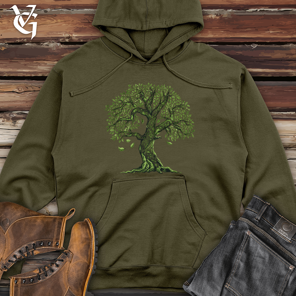 Celtic Tree Essence Midweight Hooded Sweatshirt