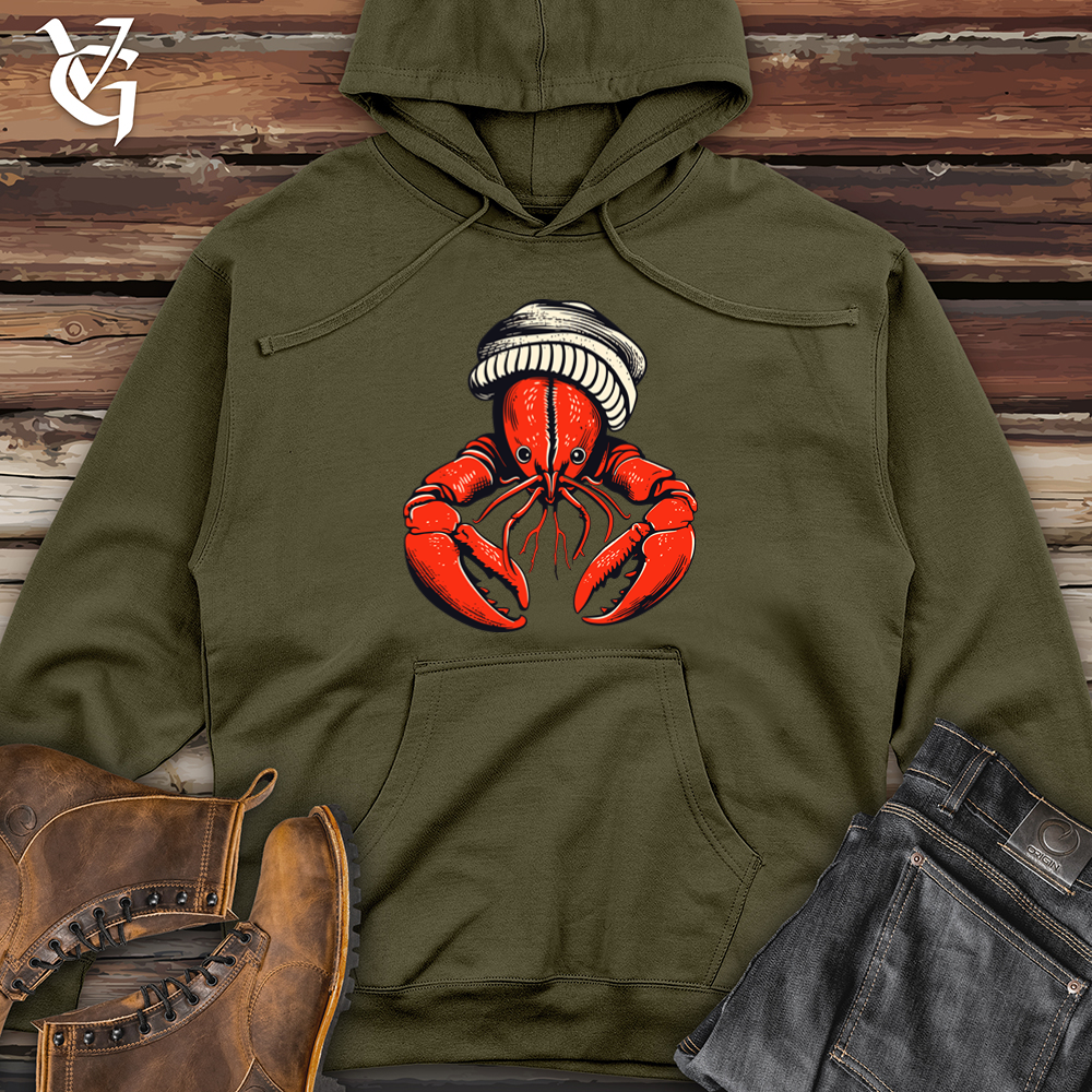 Vintage Beanie Claw Midweight Hooded Sweatshirt