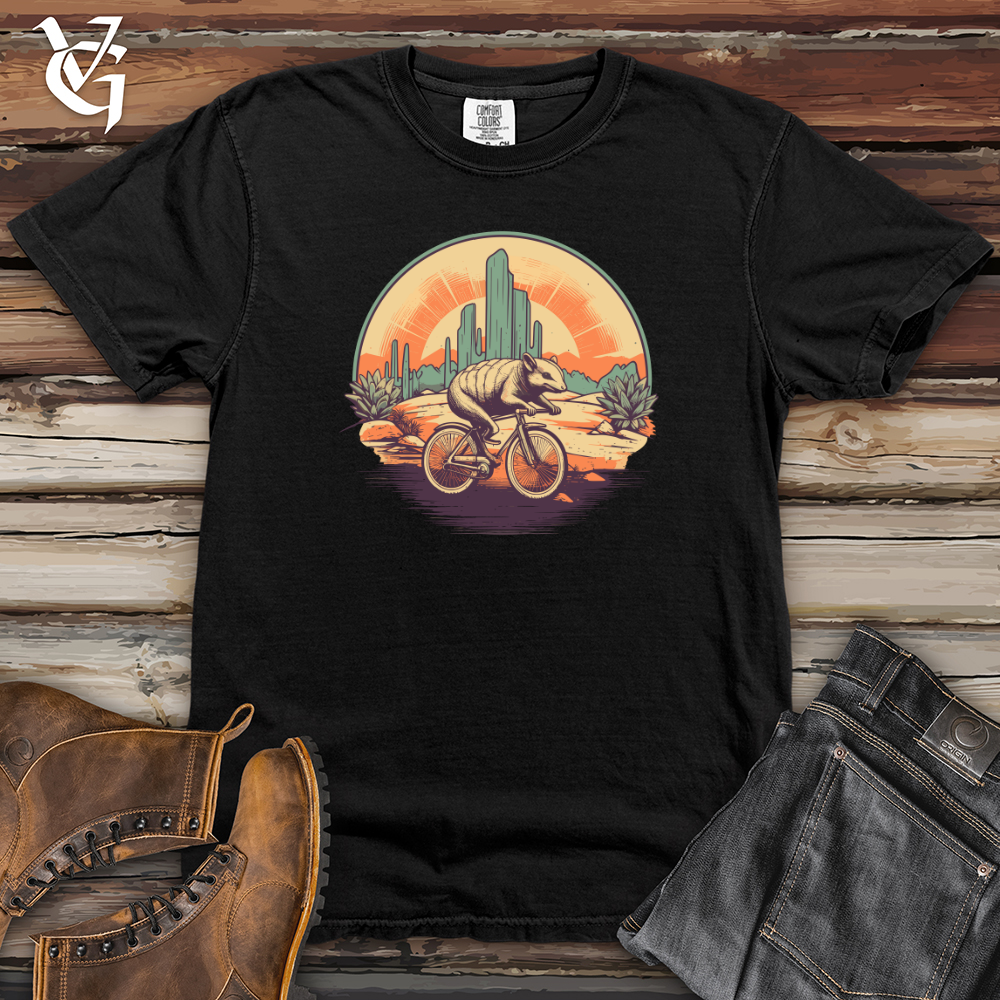 Armadillo Pedal Power Scenic Ride Heavy Cotton Comfort Colors Tee
