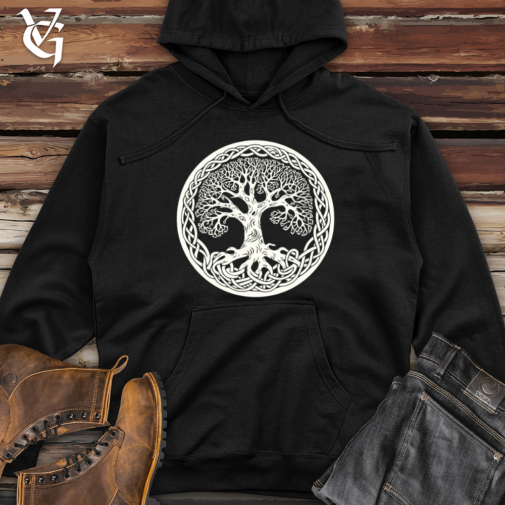 Celtic Tree Unity Midweight Hooded Sweatshirt