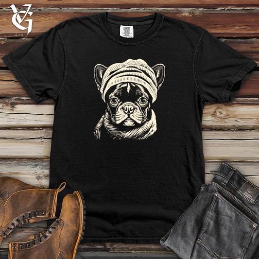 Vintage Beanie Frenchie Heavy Cotton Comfort Colors Tee