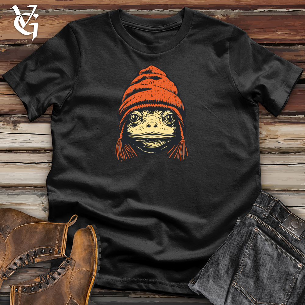 Vintage Beanied Frog Cotton Tee