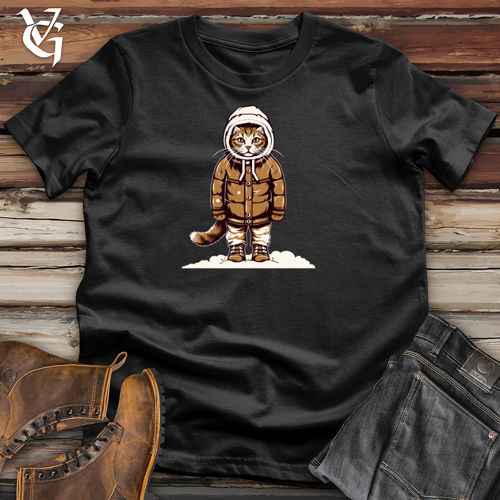 Vintage Paws on Snow Cotton Tee