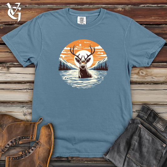 Vintage Arctic Reindeer Heavy Cotton Comfort Colors Tee