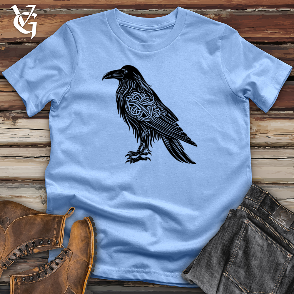 Celtic Raven Silhouette Softstyle Tee